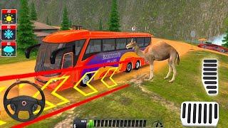 Jungle Safari Offroad Real Bus Drive 2024 Coach Bus Simulator: Bus Games Android Gameplay HD