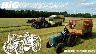 KRONE BiG Classics: Making Silage with HANOMAG Perfekt 300, CASE 1455 XL and FENDT Favorit 824