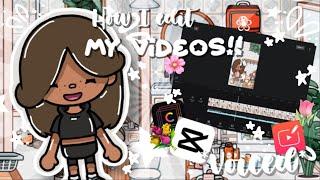 How I edit my videos ||* with voice* ️|| Ali’s Toca ||