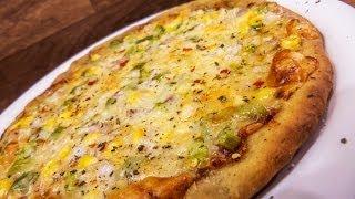 Atta Pizza Recipe / Wheat Crust Healthy Pizza | Made without oven, Eggless Baking Without Oven