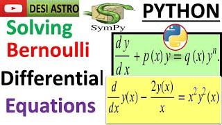 Master Python for Physicists, Engineers, Mathematicians |PYTHON SYMPY SOLVE DIFFERENTIAL EQUATIONS