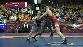 1/4 GR - 67 kg: W. LAZOVSKI (GER) v. A. SOLOMON (ROU)