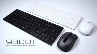 RAPOO 9300T Wireless Ultra-Slim Keyboard & Optical Mouse