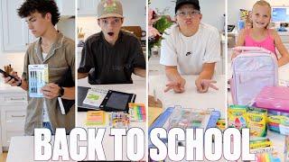 BACK TO SCHOOL SHOPPING | BUYING BACK TO SCHOOL SUPPLIES FOR ELEMENTARY VS HIGH SCHOOL