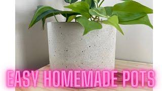 Make Cement Pots For a Fraction of The Cost