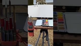 WONDERFUL Watercolour Easel for Travel #watercolorpainting #easel