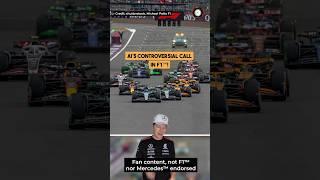 AI’s Controversial Call in F1!