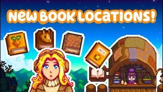 Everything BOOKS in Stardew Valley!  Where to find them and what do they do?