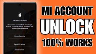 Remove Mi Account Permanently | 2024 Method | Xiaomi | Redmi | Poco