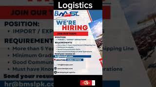 Logistics jobs in Dubai | Jobs in Dubai