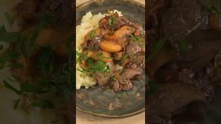 Печень с персиками Рецепт на моем канале #печень #рецепт #food