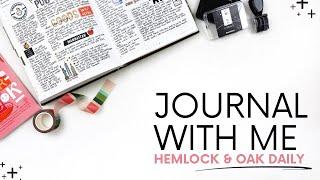 Journal With Me In My Daily Journal Sep 2024 | Hemlock & Oak Flip Through