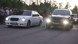 MERCEDES VS BMW! + НАМ РАЗБИЛИ ШОХЕР!