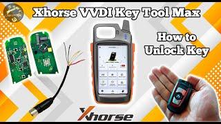 HOW TO UNLOCK BMW KEY - REMOTE RENEW WITH VVDI KEY TOOL MAX