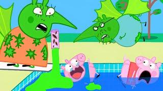 Zombie Apocalypse, Zombie Attack - What Happen To Peppa Family??| Peppa Pig Funny Animation