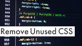 3 Libraries to Remove Unused CSS