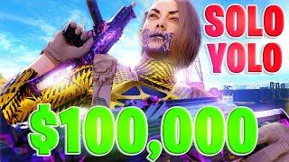 I WON THE $100,000 SOLO YOLO ON WARZONE!!!