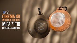 Mifa F10 Speaker 3D Modeling Tutorial in Cinema4D