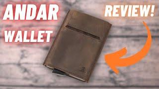 Andar "The Pilot" Leather Wallet // RFID-Blocking // TRIGGER Action! // Minimalist Wallet