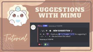 How to make suggestions with mimu | Tutorial | slash