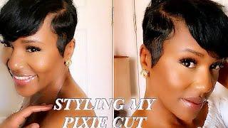 STYLING MY PIXIE CUT AT HOME | PIXIE CUT HAIRSTYLES