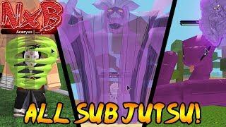 [New Exclusive Code] ALL RARE SUB JUTSU SHOWCASE! | Naruto RPG: Beyond