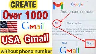 How to create USA Gmail Account/how to create unlimited gmail account without phone number/