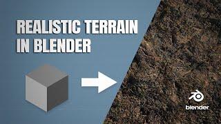 Realistic Terrain In Blender | Generate Landscapes And Mix Materials (Blender 4.0)