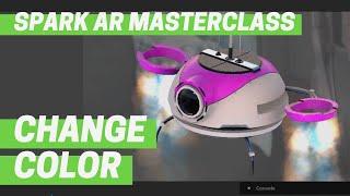 Spark AR - Change Color (Masterclass Chapter 4)