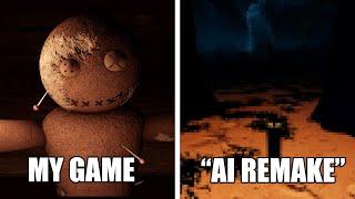 Can AI Make a Better Horror Game than Me?