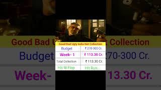 Good Bad Ugly India Net Collection Week- 1 || #goodbadugly #ajith #trishakrishnan #sreeleela #shorts