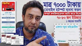 বাসার ইন্টারনেট লাইন দিয়েই বারতি ইনকাম করুন Hotspot Business Only 7000 Taka - Combo Package-2