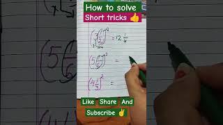 how to solve #shorts #short #youtubeshorts #trending #viralshorts #maths #education #tricks