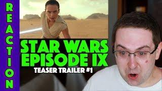 REACTION! Star Wars Episode IX: The Rise of Skywalker - Teaser Trailer #1 - Daisy Ridley Movie 2019