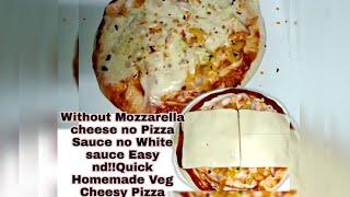 5Min Quick recipe Homemade Veg Cheesy Pizza recipe by Shama/Cooking/Channel