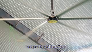 9.53m3/min Airflow Industrial Ceiling Fan 14300 m3/min Max Output