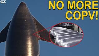 SpaceX Found Brilliant Solution on Starship COPV Problem: Metal Vessel