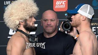 Khabib vs Gaethje Final Face off UFC 254