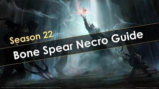 Diablo 3 Season 22 Bone Spear Necromancer Guide