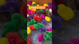 Como ter um pintinho pintado ? #filhote #animaisfofos #pet #pintinhos #shortvideo #shortfeed