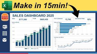 Make a Polished Excel Dashboard in Just 15 Minutes