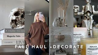 FALL / HALLOWEEN Haul + Decorate w Me! (Lots of affordable dupes)