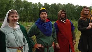 Реконструкция 13 век. Reenactors 13 century. Flanders. Фламфест. Бугурты и штурмы.