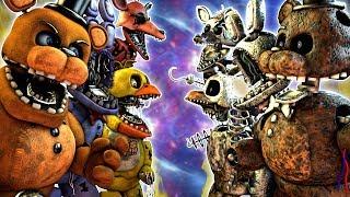 FNaF Withered vs Ignited Animatronics