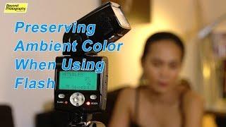 Tricks for using FLASH without KILLING Ambient Color