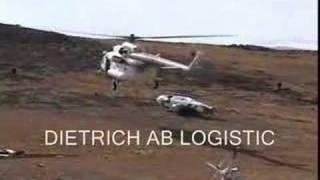 DIETRICH AB LOGISTIC HELICOPTER RESCUE OPERATIONS MOVIE
