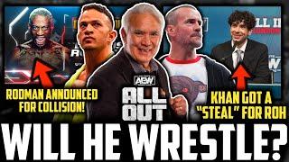 AEW Ricky Steamboat ALL OUT MATCH PLANS? | CM Punk Collision Status | WWE Cena vs Rhodes PLANS?