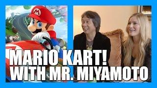 Playing Mario Kart 8 with Mr. Miyamoto