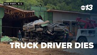 Driver dead after dump truck brakes fail, causing North Carolina crash