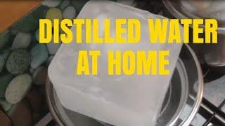 How To Make Distilled Water At Home Without A Distiller